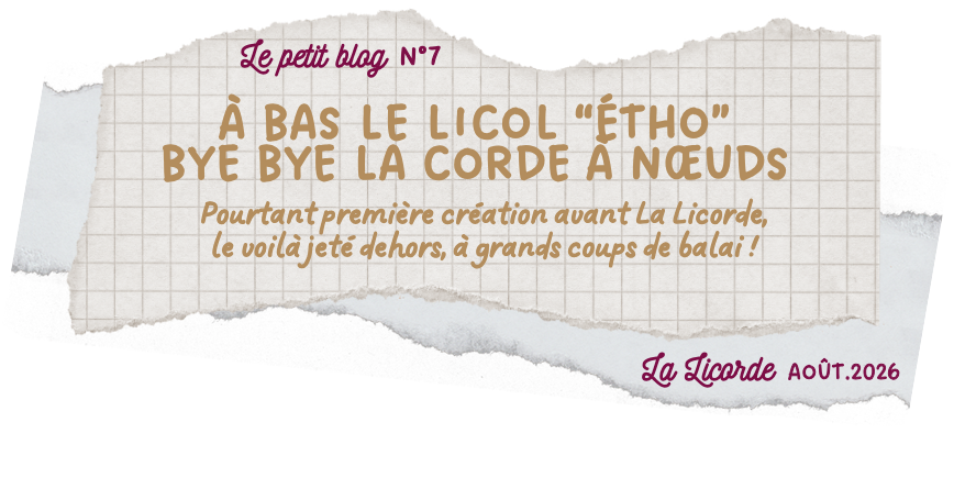 à bas le licol éthologique, bye bye la corde à noeuds !